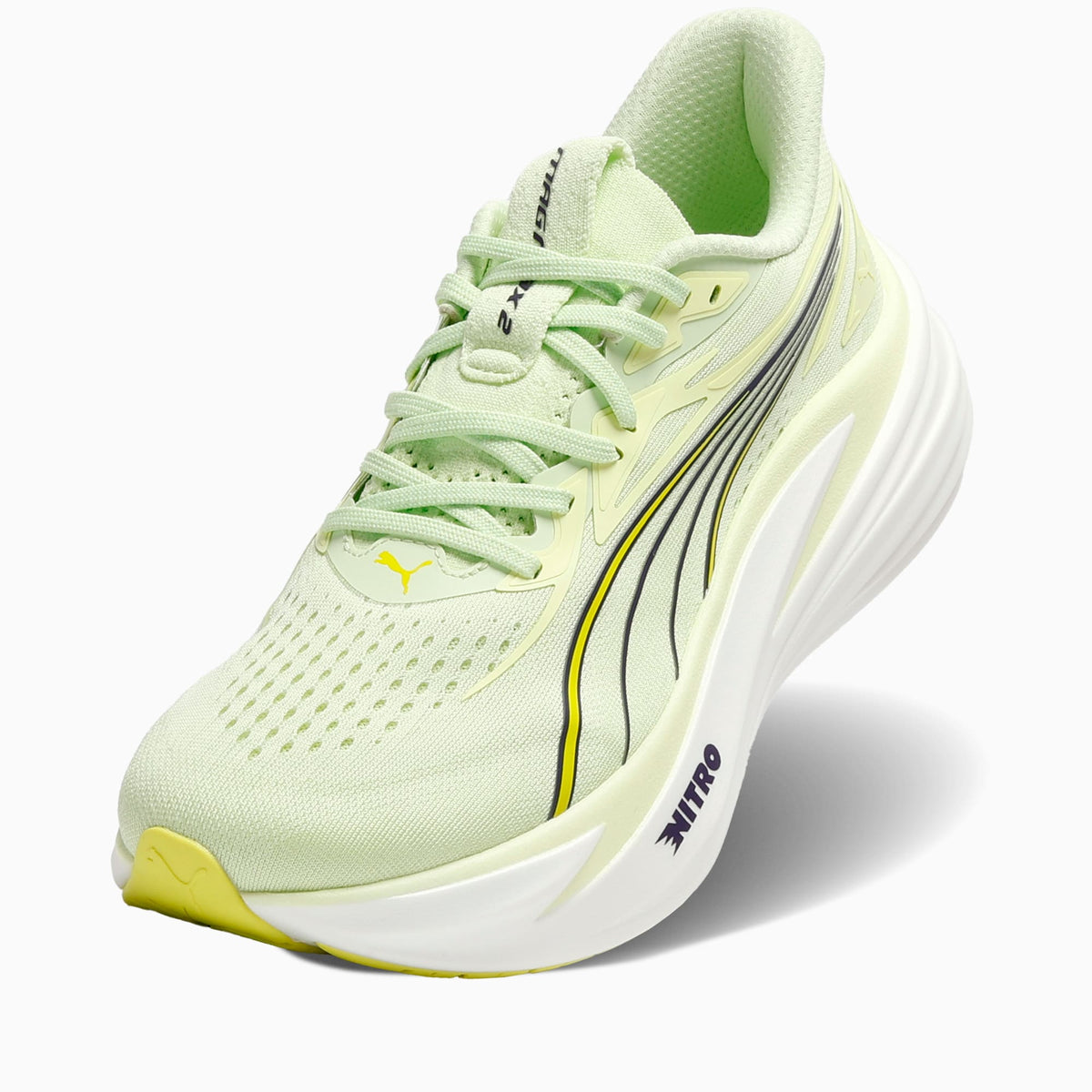 PUMA MagMax NITRO™ 2 Running Shoes Men product view 6 — Apple Spritz-Lux Lime