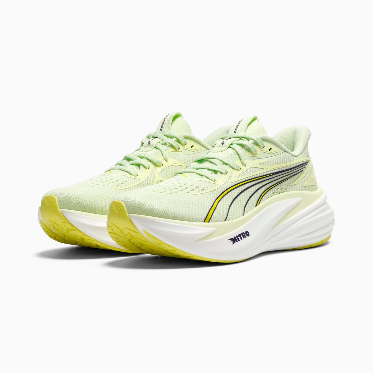 PUMA MagMax NITRO™ 2 Running Shoes Men product view 2 — Apple Spritz-Lux Lime