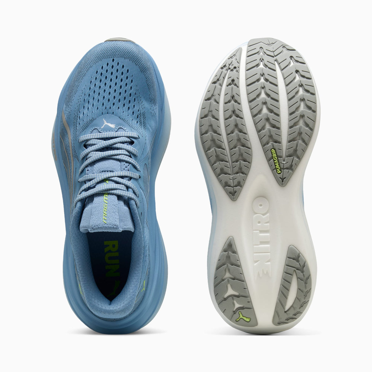 PUMA MagMax NITRO™ 2 Running Shoes Men product view 4 — Zen Blue-Gray Echo