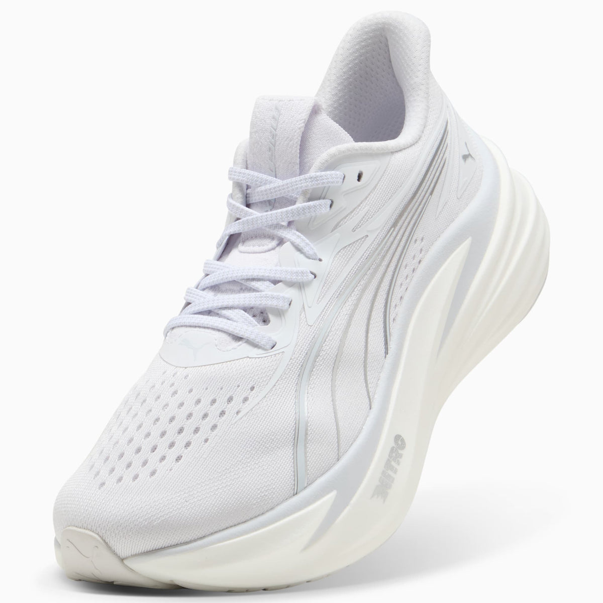 PUMA MagMax NITRO™ 2 Running Shoes Men product view 6 — PUMA White-Silver Mist