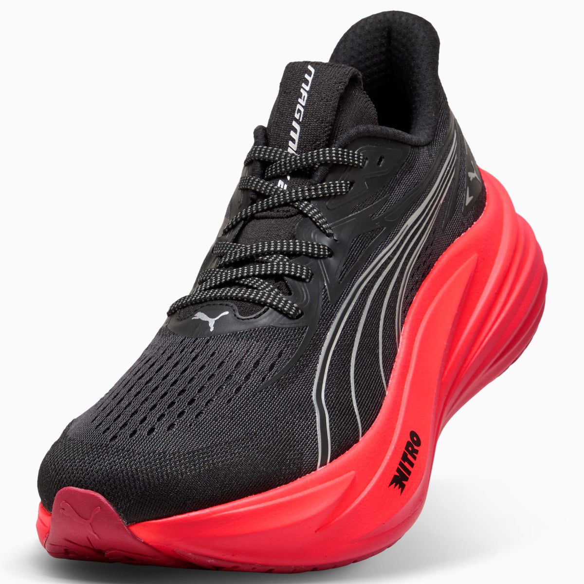 PUMA MagMax NITRO™ 2 Running Shoes Men product view 6 — PUMA Black-Ultra Red