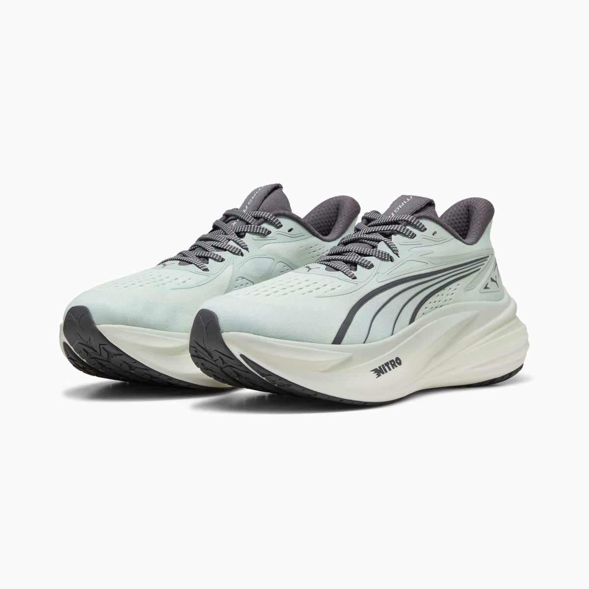 PUMA MagMax NITRO™ 2 Running Shoes Men product view 2 — Créme De Mint-Moody Gray