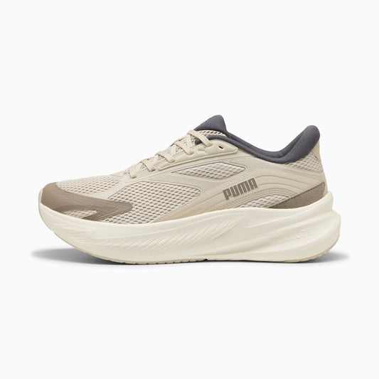PUMA MaxStride Lite Running Shoes Unisex product view 1 — Warm White-Silver Fog-Mouse Gray-Moody Gray