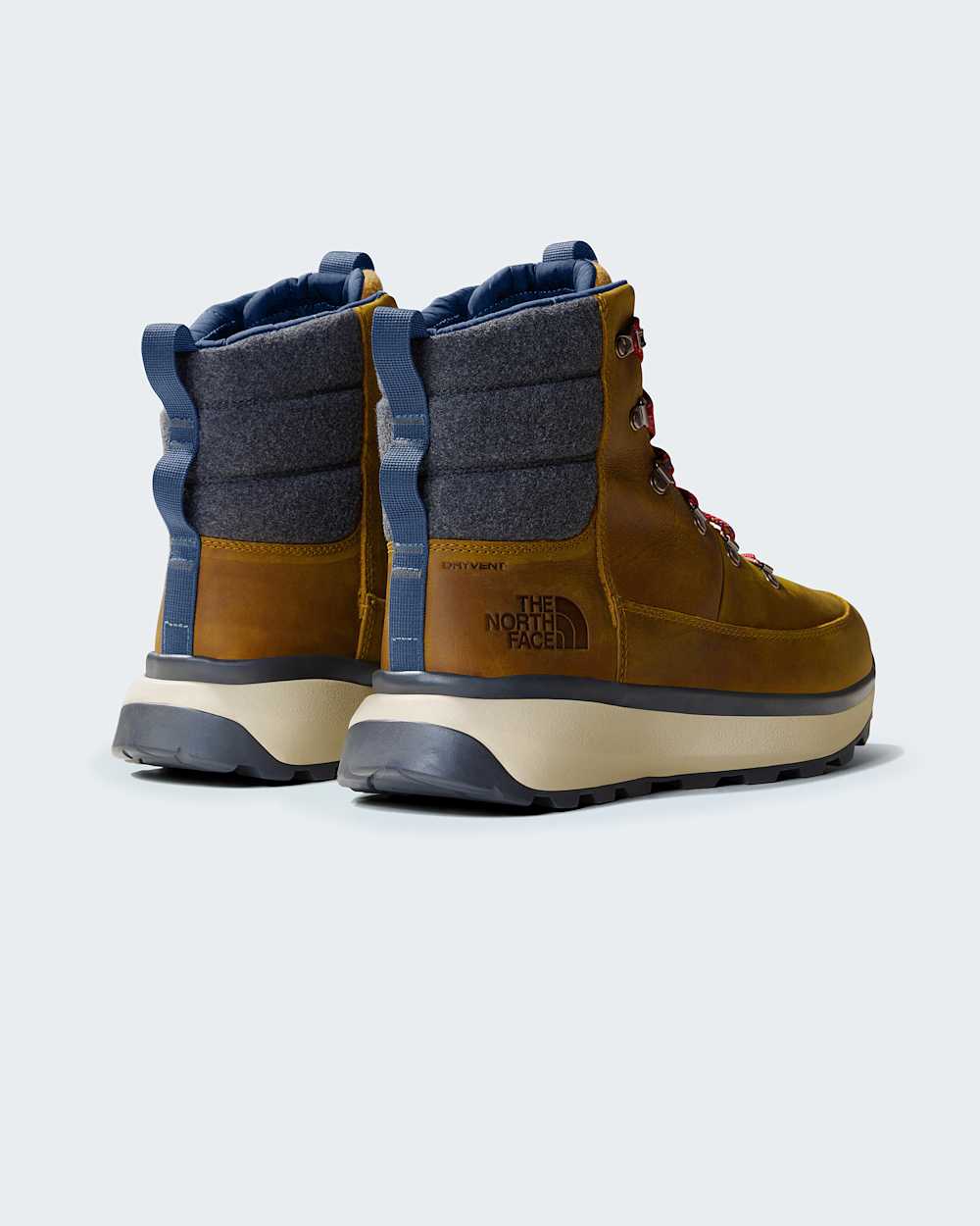 The North Face Bergen Leather Waterproof Snow Boots Men - Tan - ALT6