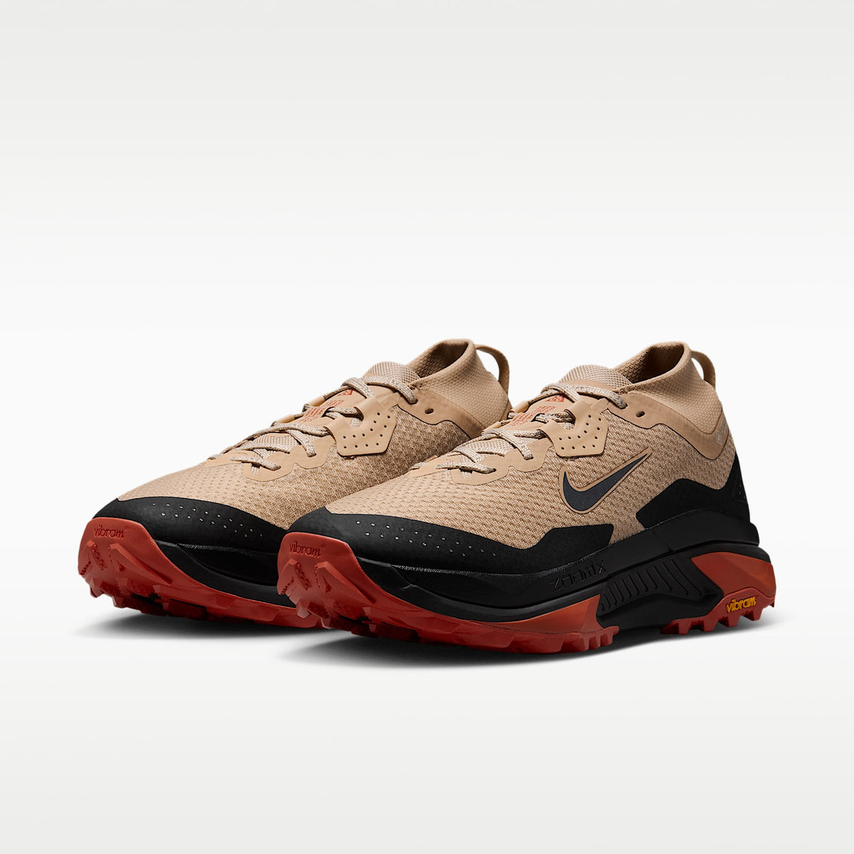 Nike ACG Zegama Trail GORE-TEX Men product view 5 — Linen/Light Crimson/Light Orewood Brown/Schwarz