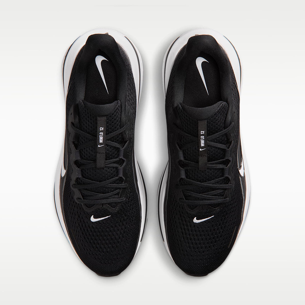 Nike Winflo 12 Men product view 5 — Schwarz/Dark Smoke Grey/Weiß