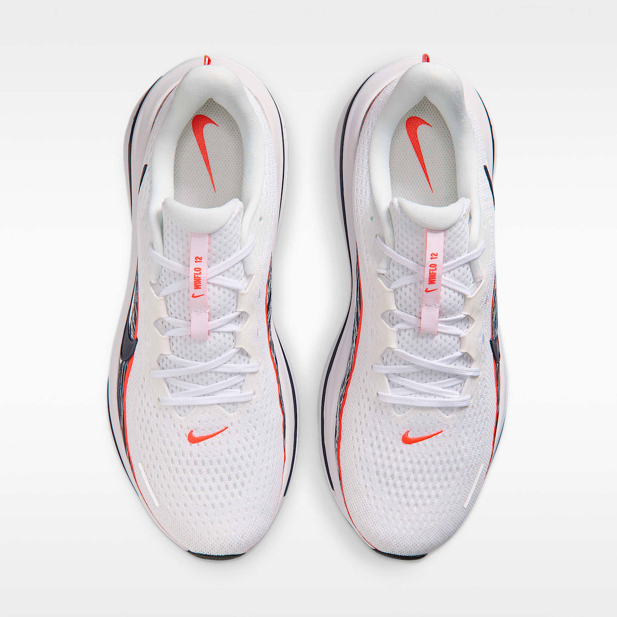Nike Winflo 12 Men product view 4 — Weiß/Dynamic Yellow/Bright Crimson/Obsidian