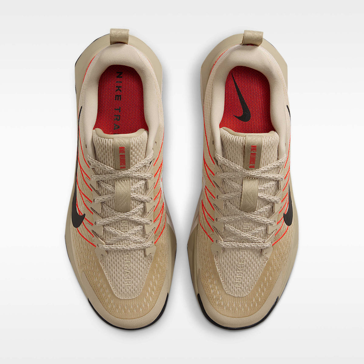 Nike Wildhorse 10 Men product view 4 — Linen/Light Crimson/Pure Platinum/Tough Red