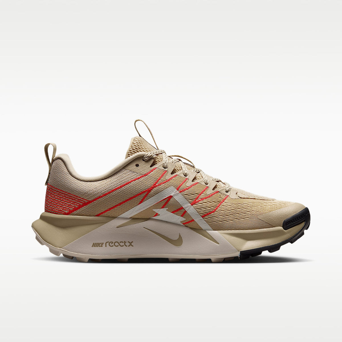Nike Wildhorse 10 Men product view 3 — Linen/Light Crimson/Pure Platinum/Tough Red