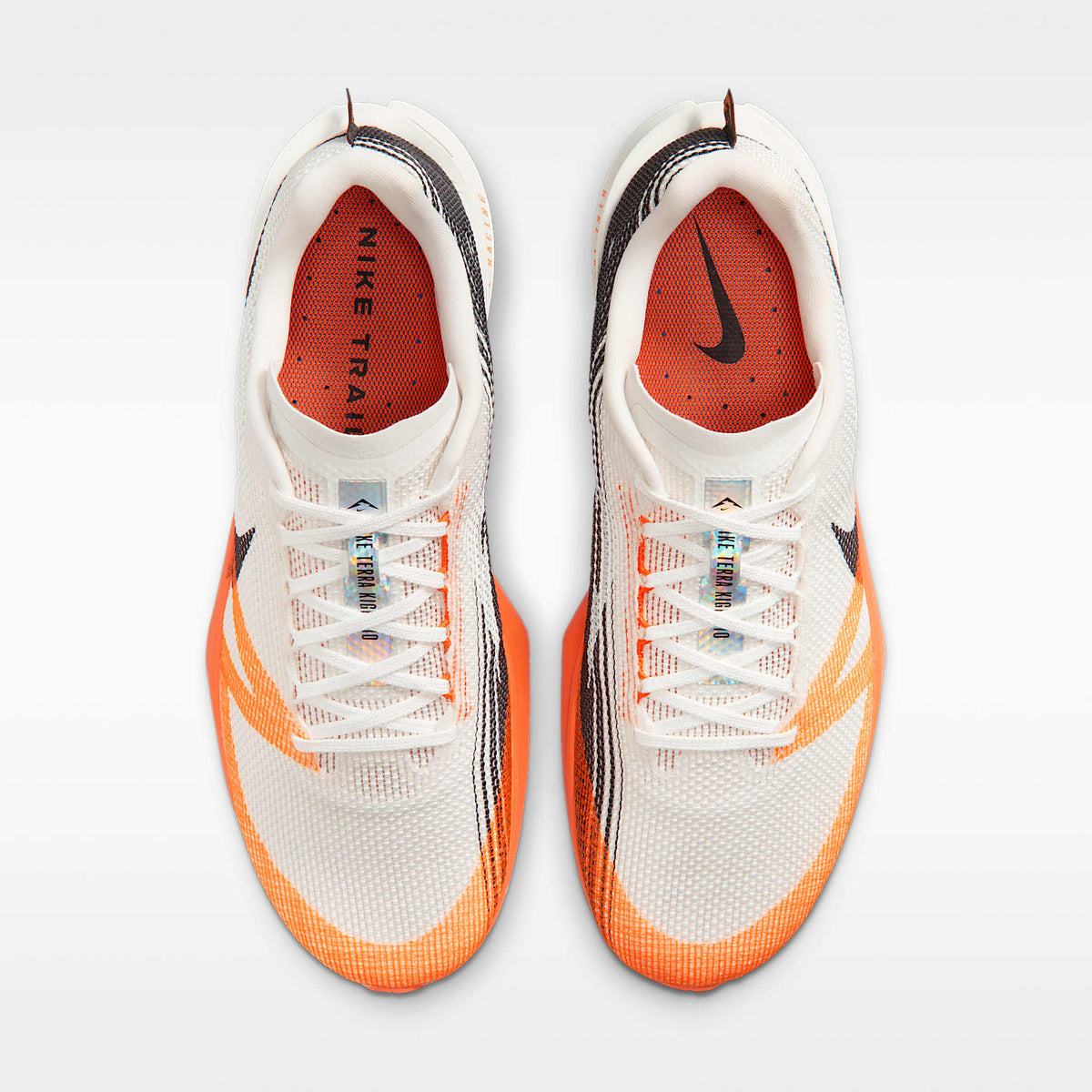 Nike Kiger 10 Men product view 4 — Summit White/Total Orange/Safety Orange/Schwarz