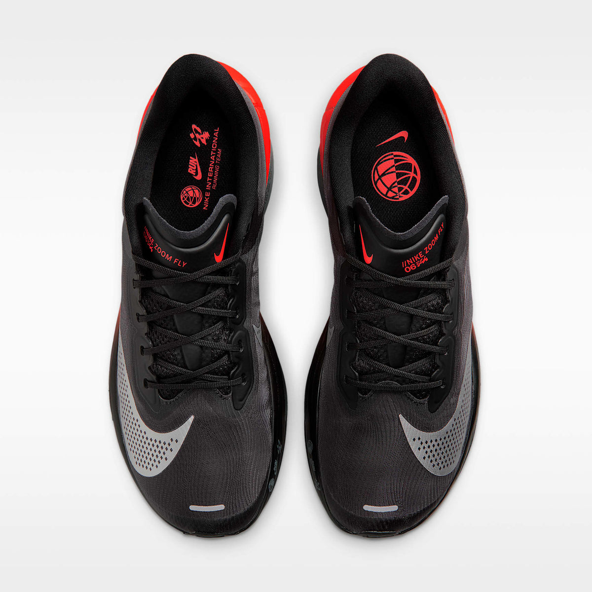Nike Zoom Fly 6 Men product view 4 — Schwarz/Bright Crimson/Wolf Grey/Metallic Silver