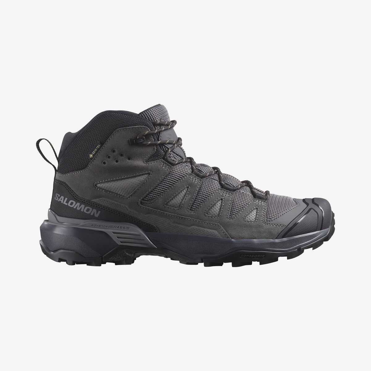 Salomon X Ultra 360 Leather Mid GORE-TEX Men - View 1 - Gray