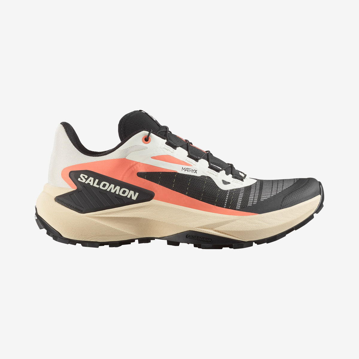 Salomon Genesis Women - View 1 - Fusion Coral / Tender Peach / Black