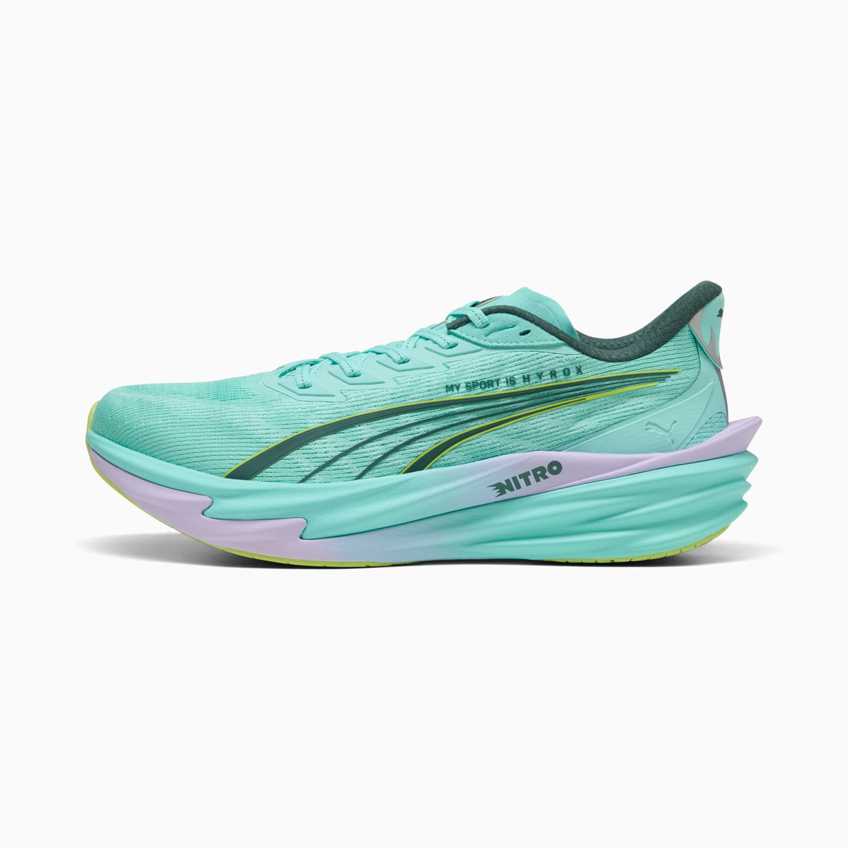 PUMA x HYROX Deviate NITRO™ 4 Shoes Men product view 1 — Intense Mint-Light Lavender