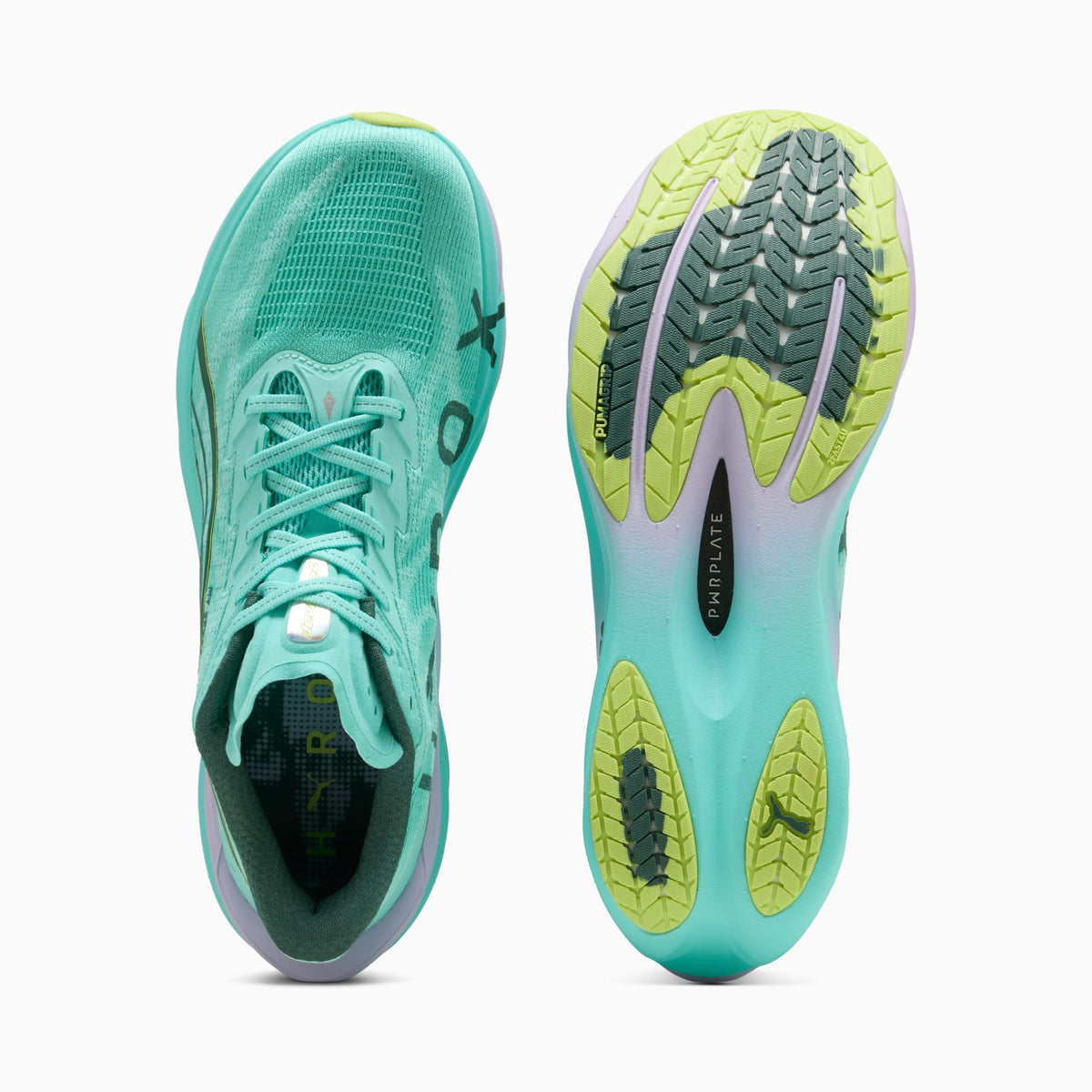 PUMA x HYROX Deviate NITRO™ 4 Shoes Men product view 4 — Intense Mint-Light Lavender