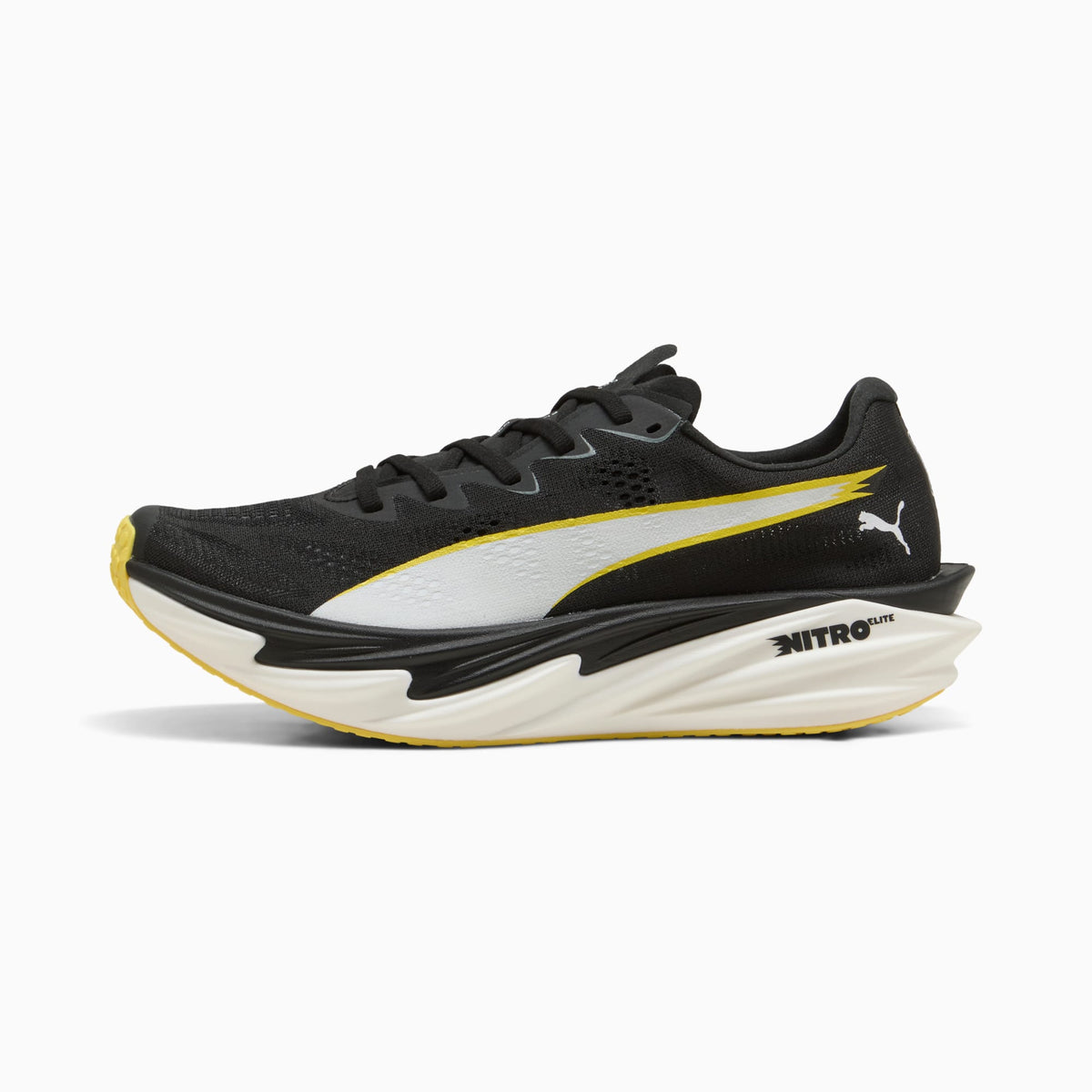 PUMA x HYROX Deviate NITRO™ Elite 4 Shoes Men product view 1 — PUMA Black-Vibrant Yellow