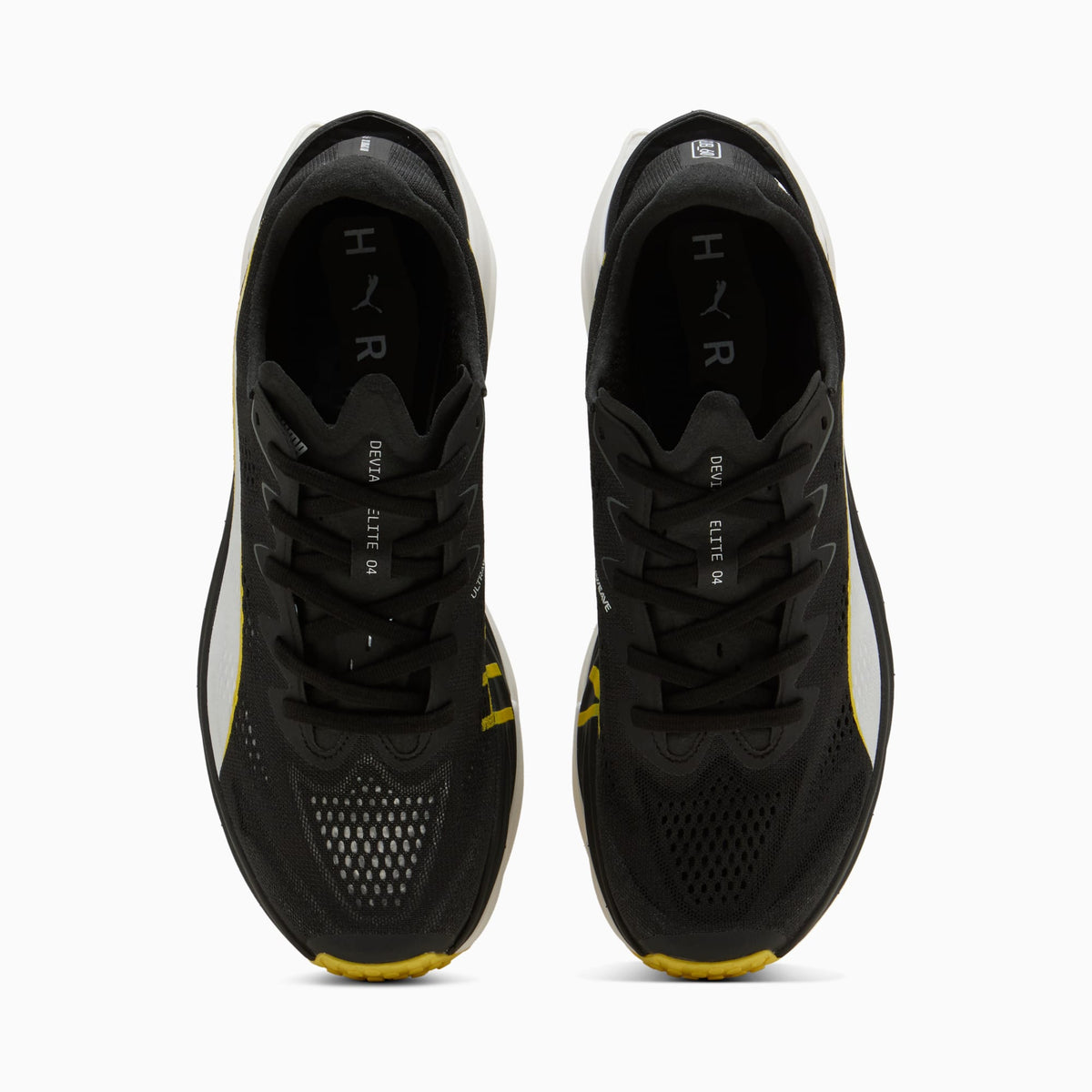 PUMA x HYROX Deviate NITRO™ Elite 4 Shoes Men product view 6 — PUMA Black-Vibrant Yellow