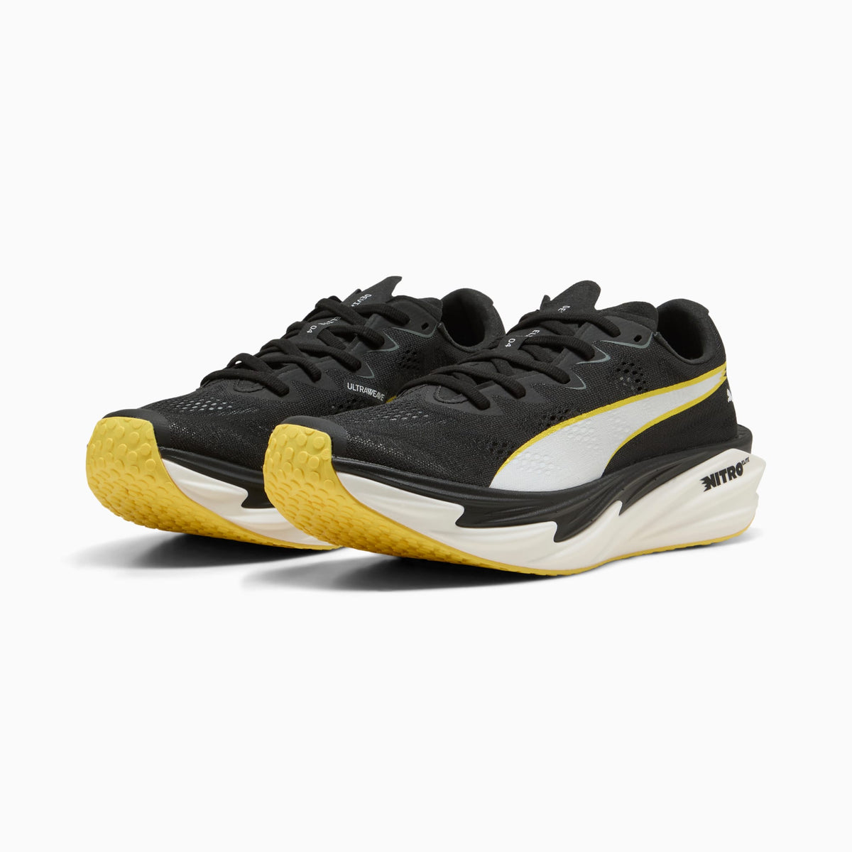 PUMA x HYROX Deviate NITRO™ Elite 4 Shoes Men product view 2 — PUMA Black-Vibrant Yellow