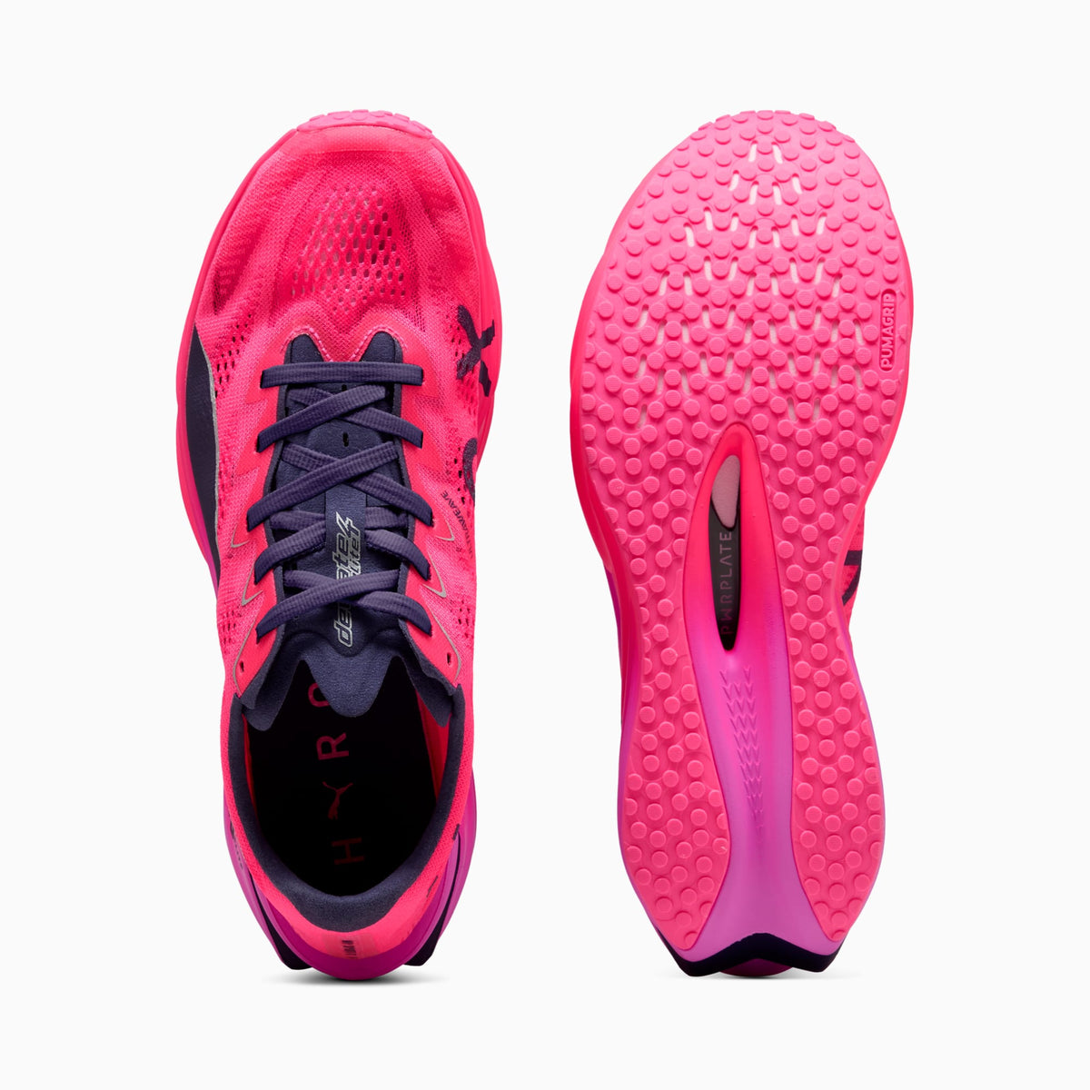 PUMA x HYROX Deviate NITRO™ Elite 4 Shoes Men product view 4 — Pure Pink-Electric Orchid-Deep Plum