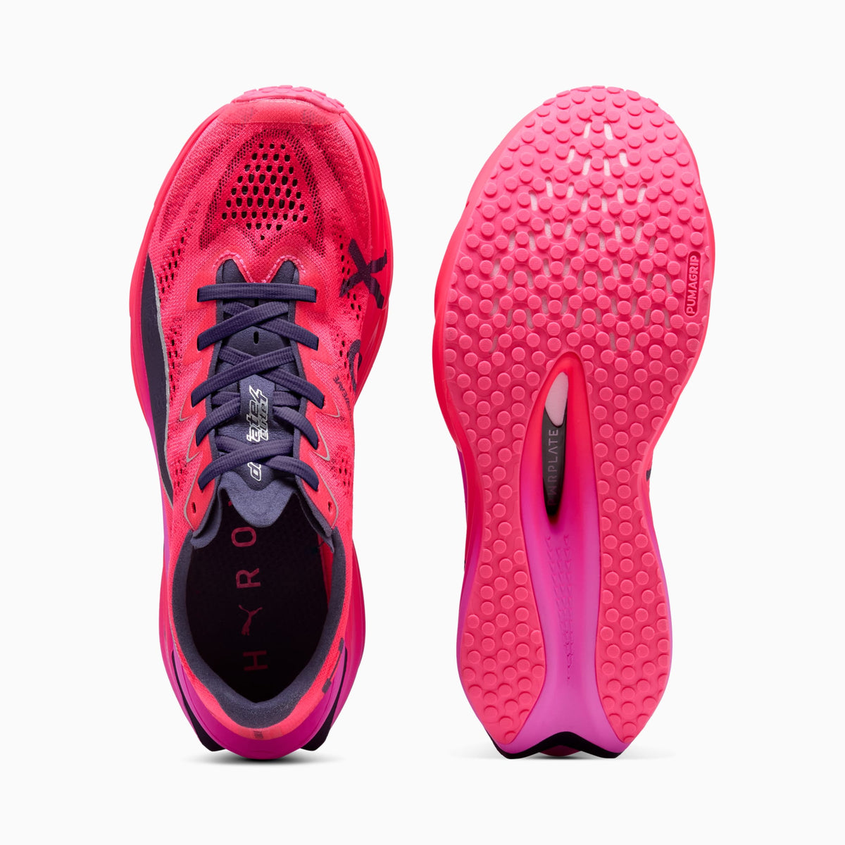PUMA x HYROX Deviate NITRO™ Elite 4 Shoes Women product view 4 — Pure Pink-Electric Orchid-Deep Plum
