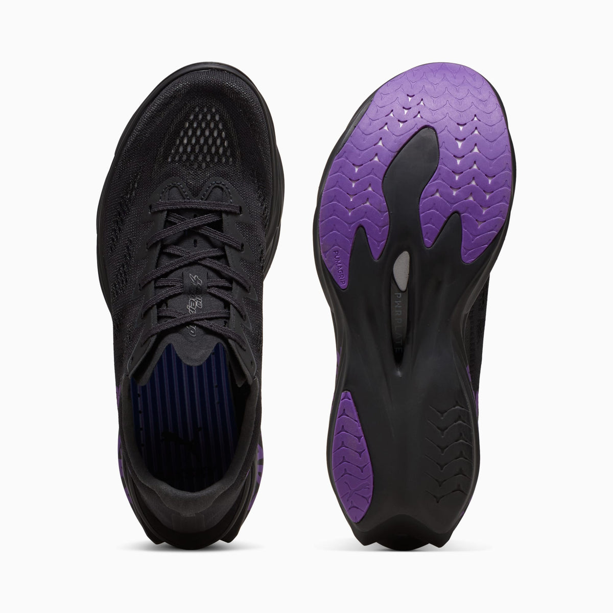PUMA x SAYSKY Deviate NITRO™ Elite 4 Running Shoes Women product view 4 — Flat Dark Gray-Ultra Purple