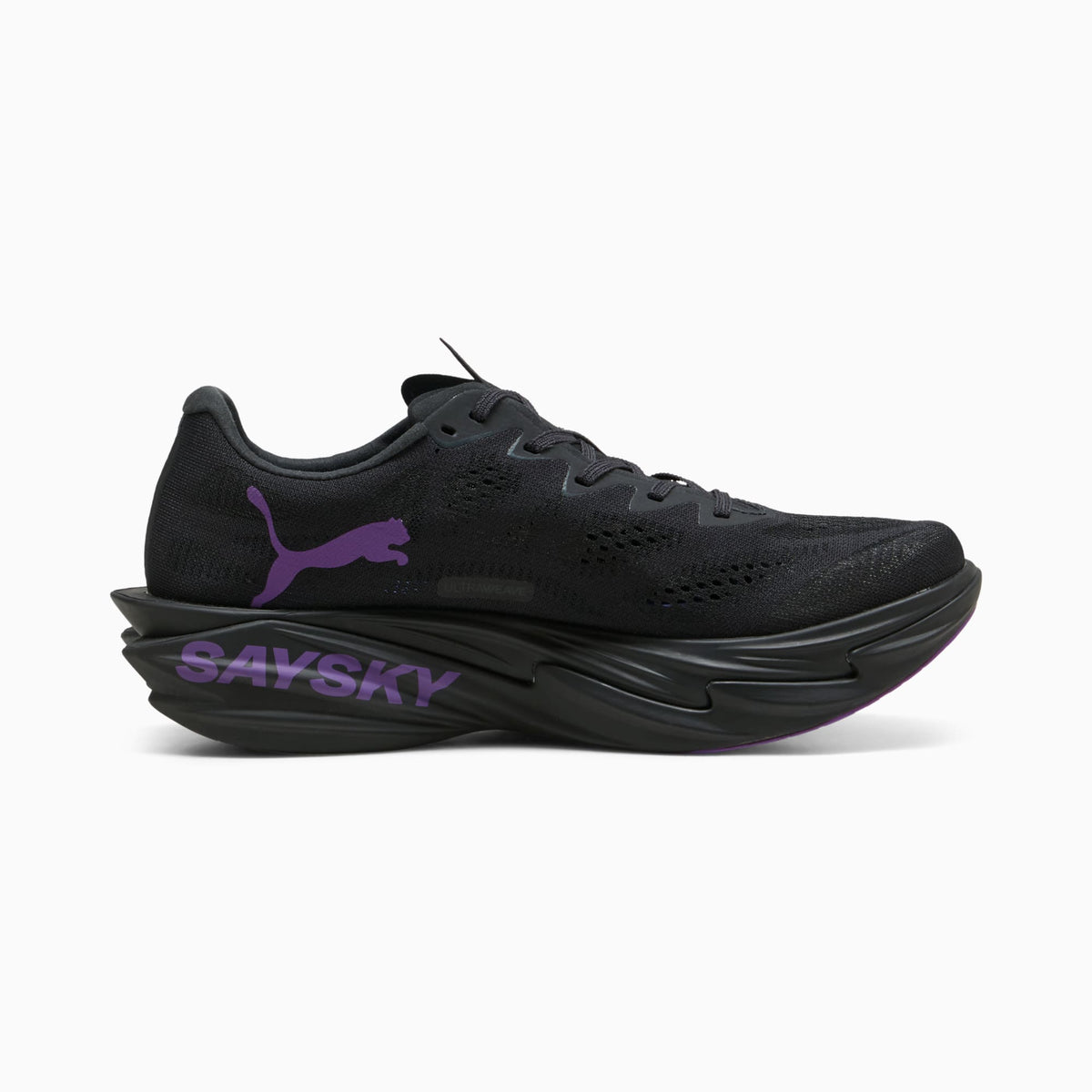 PUMA x SAYSKY Deviate NITRO™ Elite 4 Running Shoes Women product view 5 — Flat Dark Gray-Ultra Purple