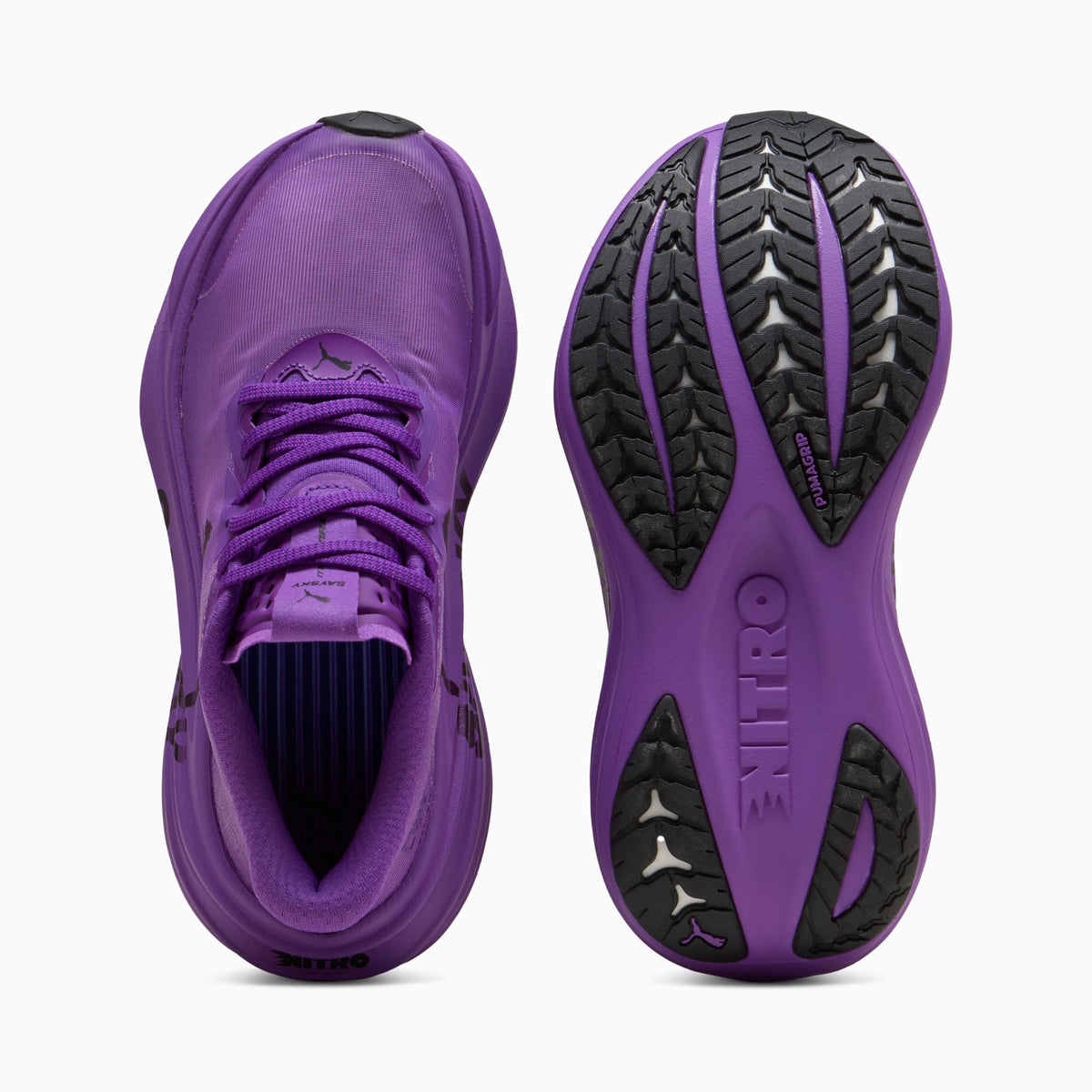PUMA x SAYSKY MagMax NITRO™ 2 Running Shoes Women product view 4 — Ultra Purple-PUMA Black