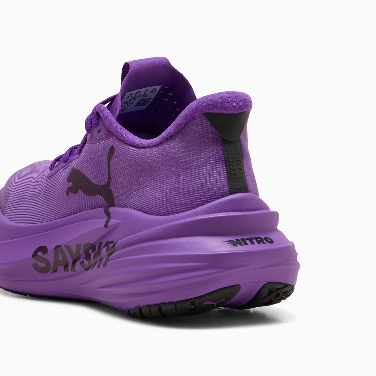 PUMA x SAYSKY MagMax NITRO™ 2 Running Shoes Women product view 3 — Ultra Purple-PUMA Black
