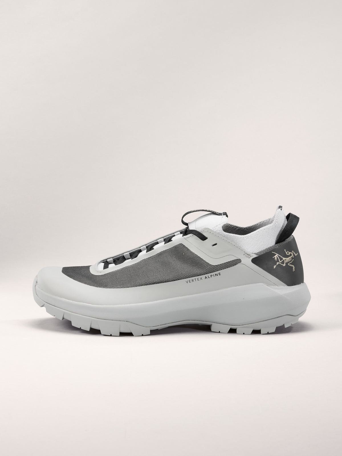Arc'teryx Vertex Alpine Shoe Men's product view 1 — Solitude/Dk Solitude