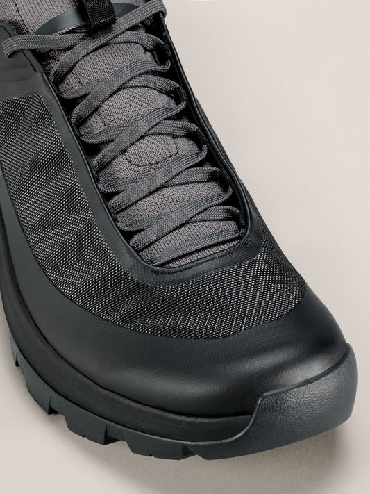 Arc'teryx Vertex Alpine Shoe Men's product view 2 — Black/Solaris