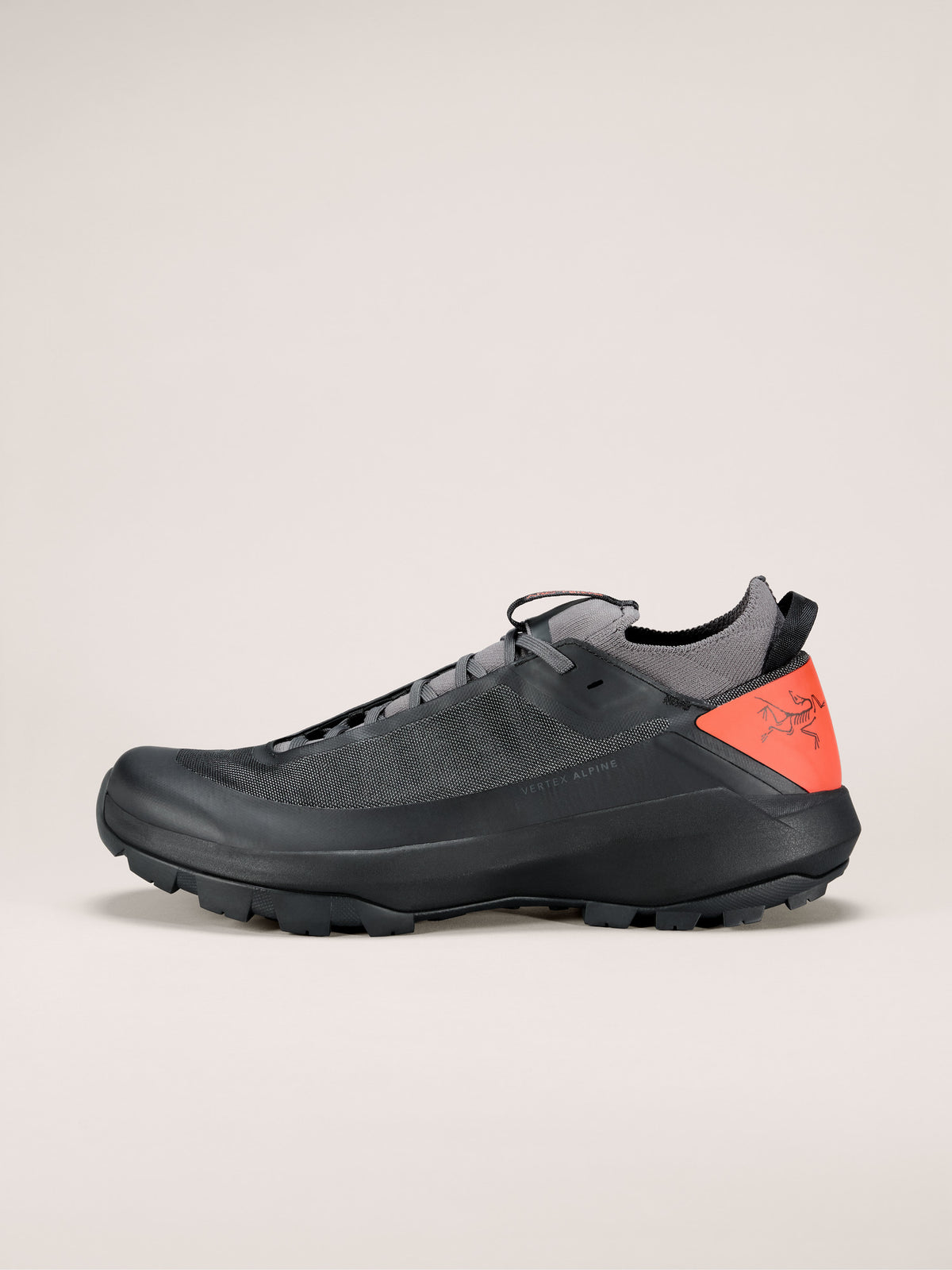 Arc'teryx Vertex Alpine Shoe Men's product view 1 — Black/Solaris