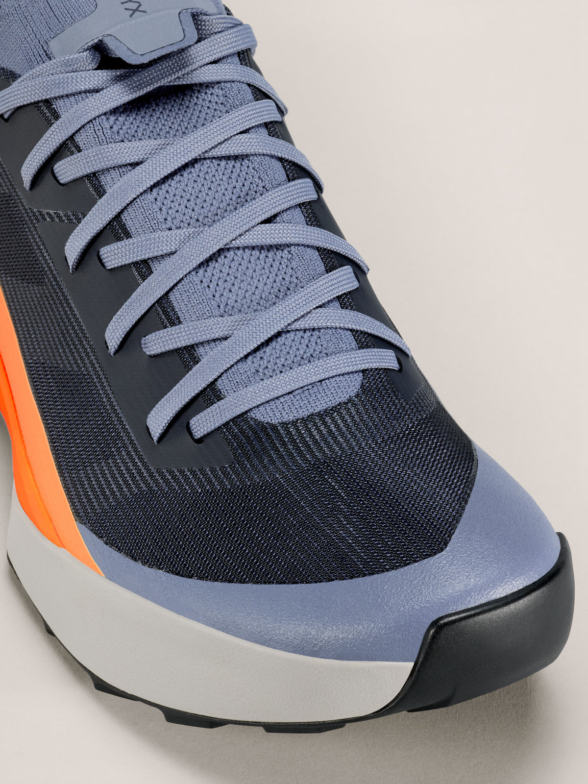 Arc'teryx Vertex Speed Low Shoe Men's product view 2 — Stratus/Carotene