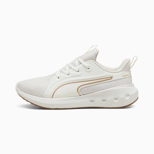 PUMA SOFTRIDE Carson Running Shoes product view 1 — Warm White-PUMA Gold