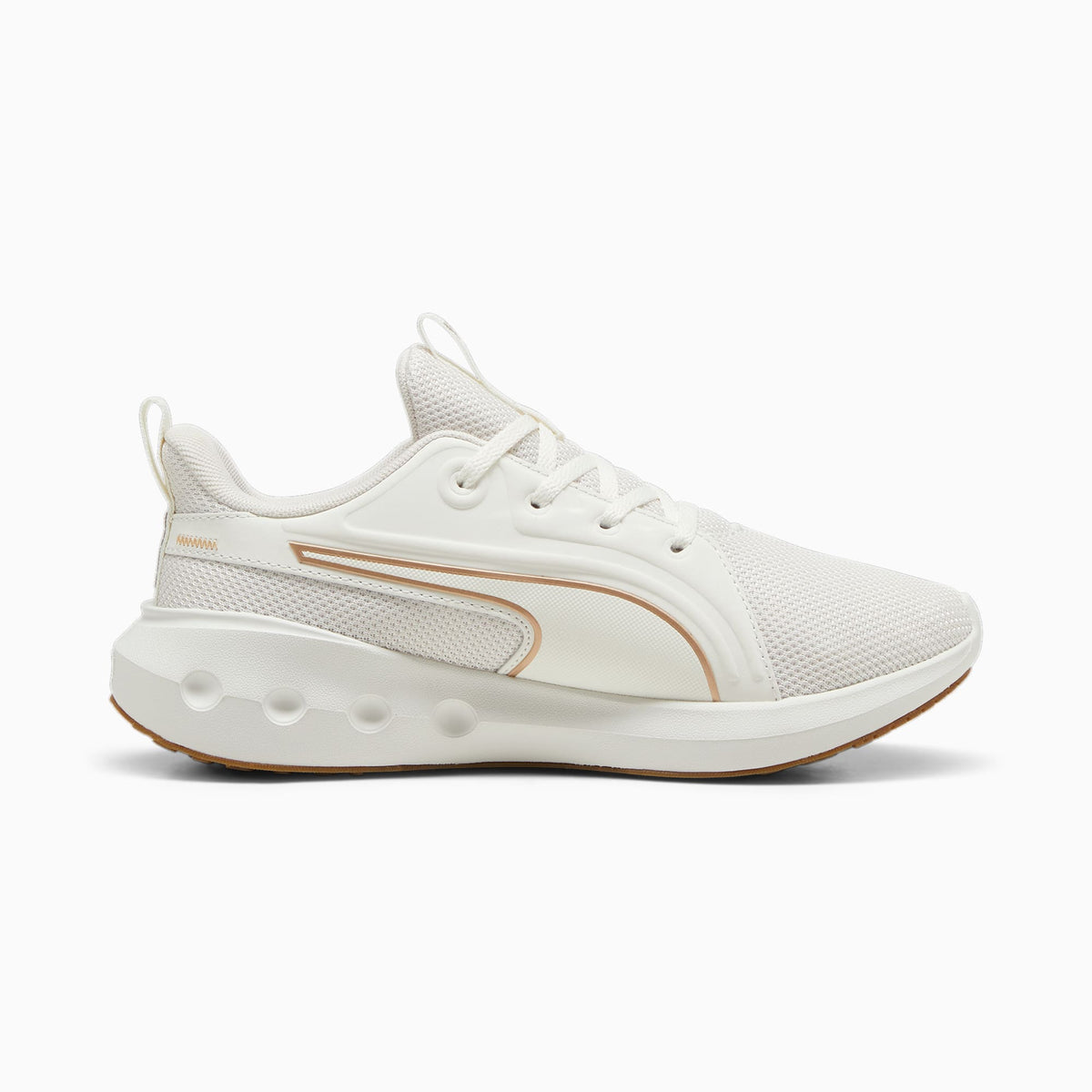 PUMA SOFTRIDE Carson Running Shoes product view 5 — Warm White-PUMA Gold