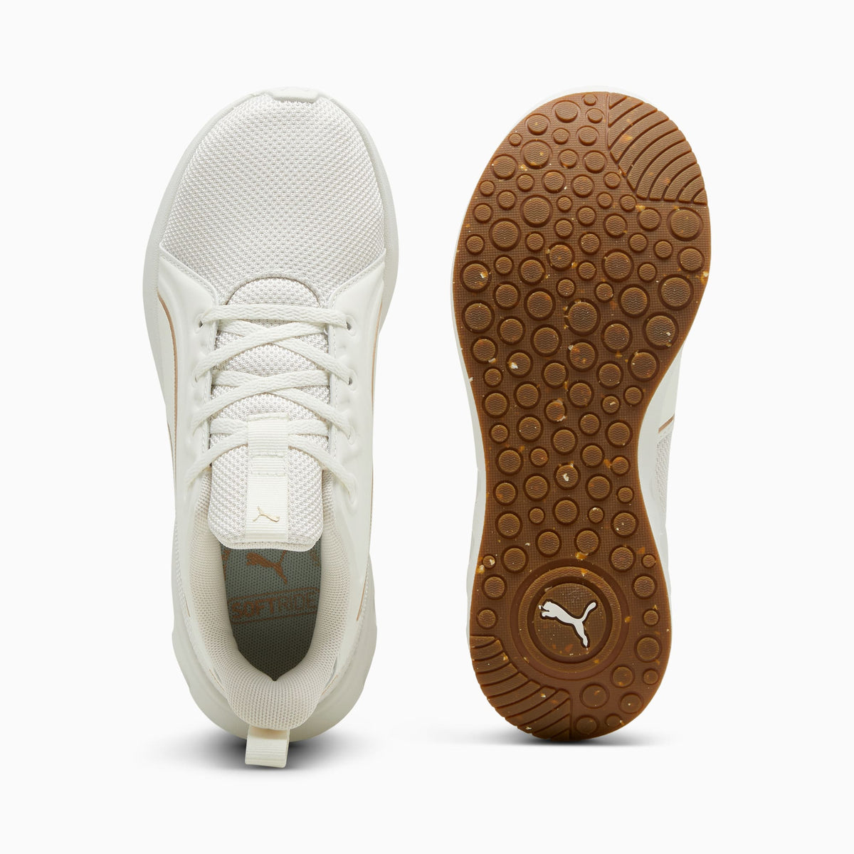 PUMA SOFTRIDE Carson Running Shoes product view 4 — Warm White-PUMA Gold