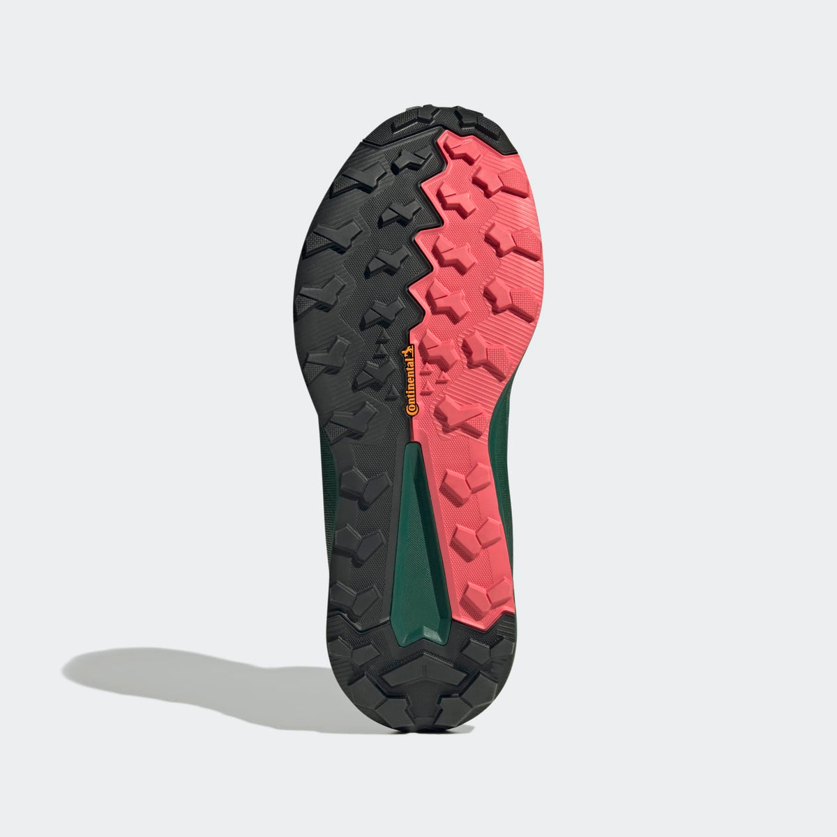 Adidas Terrex FREEHIKER 3 Ultra GORE-TEX Hiking Shoes Men - Bottom View - Collegiate Green / Collegiate Green / Carbon