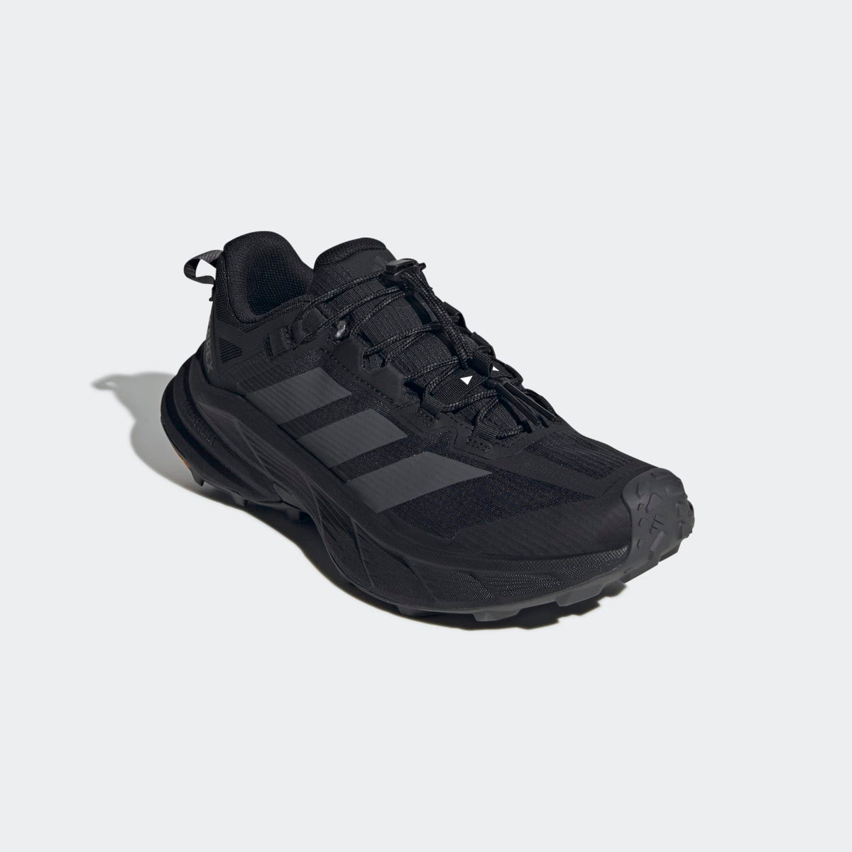 Adidas Terrex Freehiker SL GORE-TEX Hiking Shoes Men - Front Lateral Top View - Core Black / Grey Six / Grey Six
