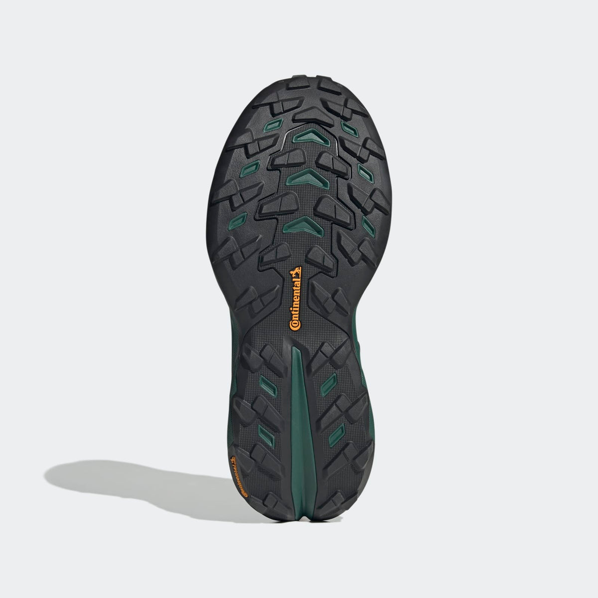 Adidas Terrex Freehiker SL GORE-TEX Hiking Shoes Men - Bottom View - Collegiate Green / Collegiate Green / Carbon