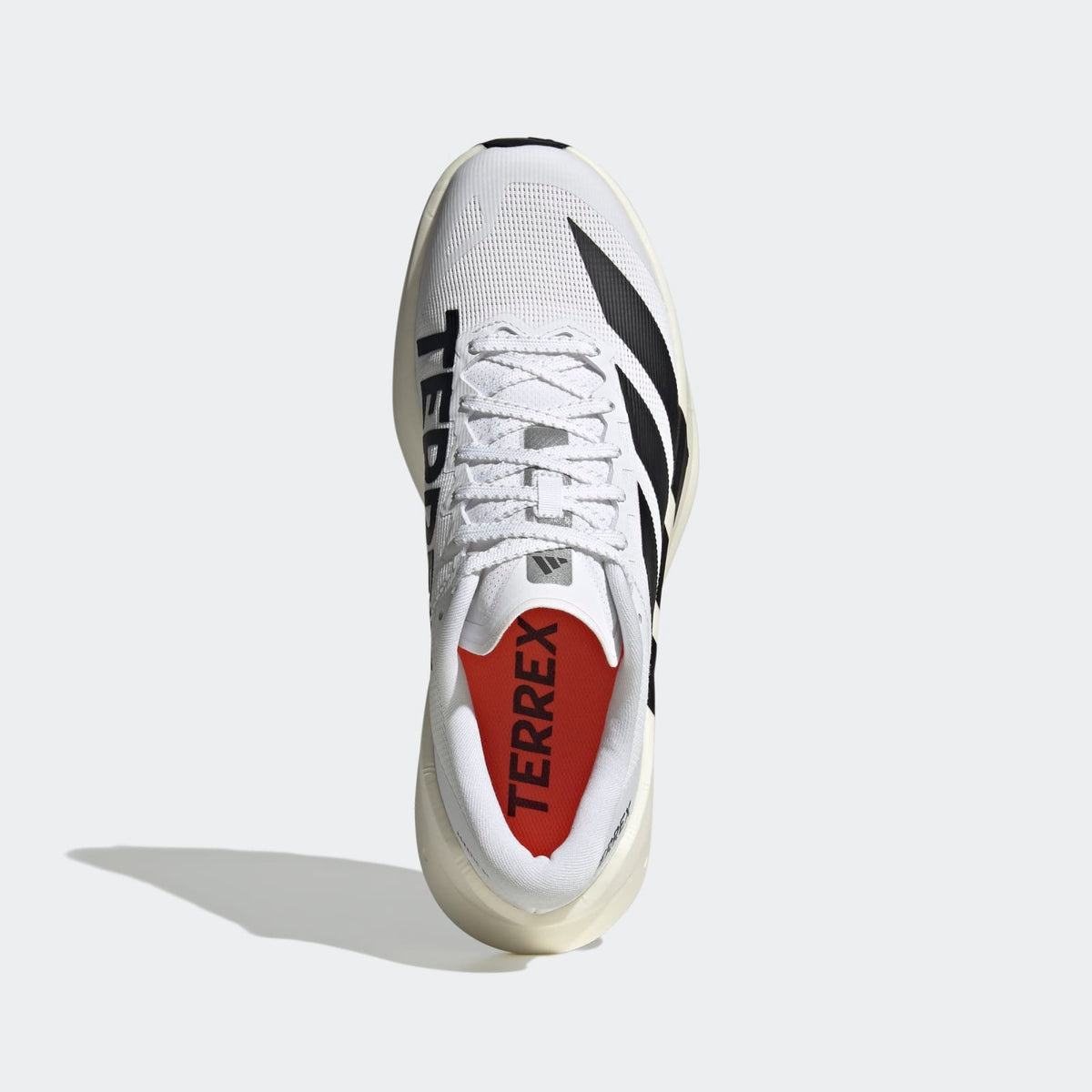 Adidas Terrex Agravic SL Trail Running Shoes Men - Top Portrait View - Cloud White / Core Black / Cloud White
