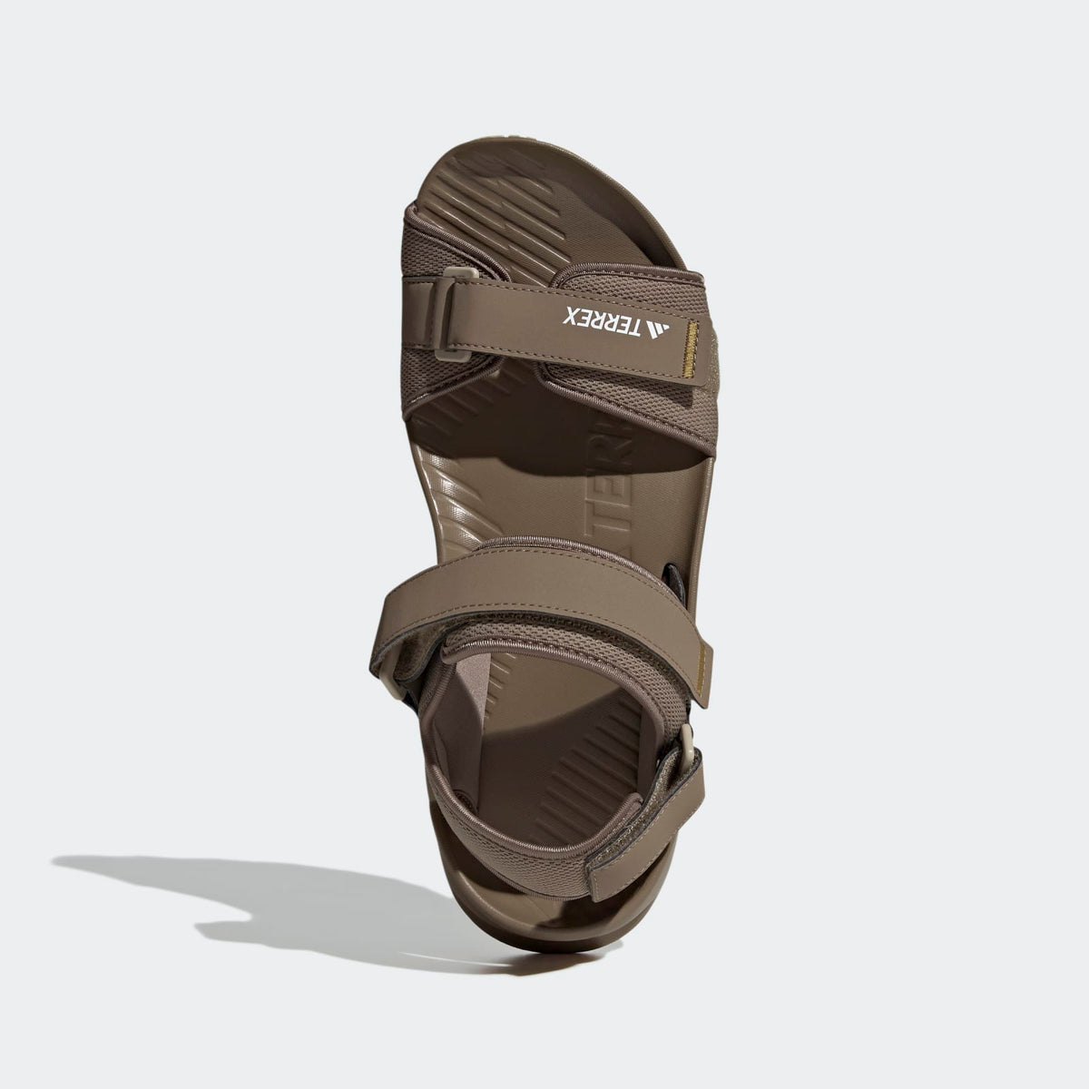 Adidas Terrex Hydroterra Sandals - Top Portrait View - Khaki Six / Khaki Six / Khaki Three