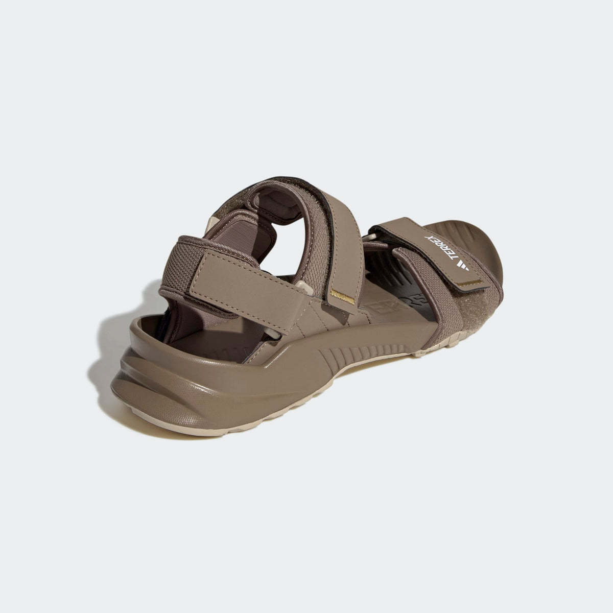 Adidas Terrex Hydroterra Sandals - Back Lateral Top View - Khaki Six / Khaki Six / Khaki Three
