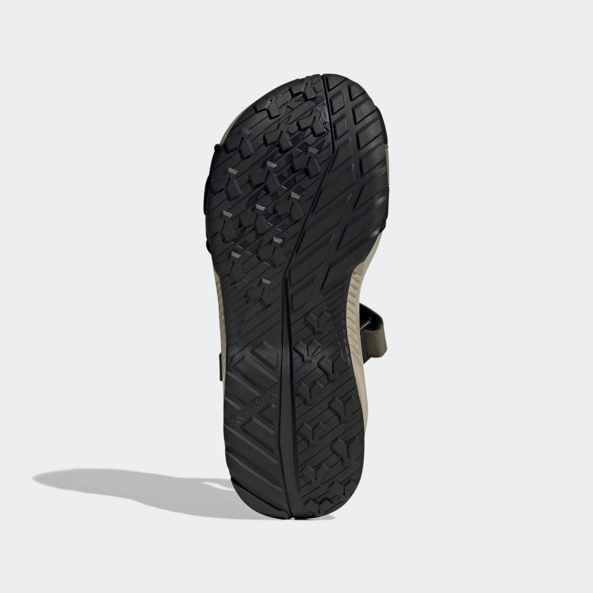 Adidas Terrex Hydroterra Sandals - Bottom View - Olive Strata / Core Black / Wonder Beige