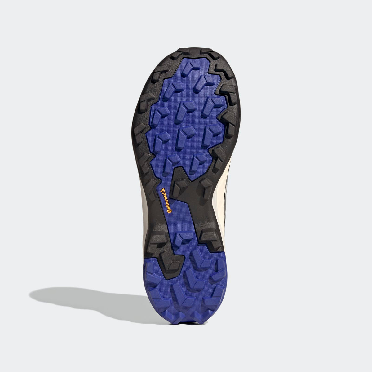 Adidas Terrex Skychaser AX5 GORE-TEX Hiking Shoes Men - Bottom View - Beige / Matte Silver / Wonder White