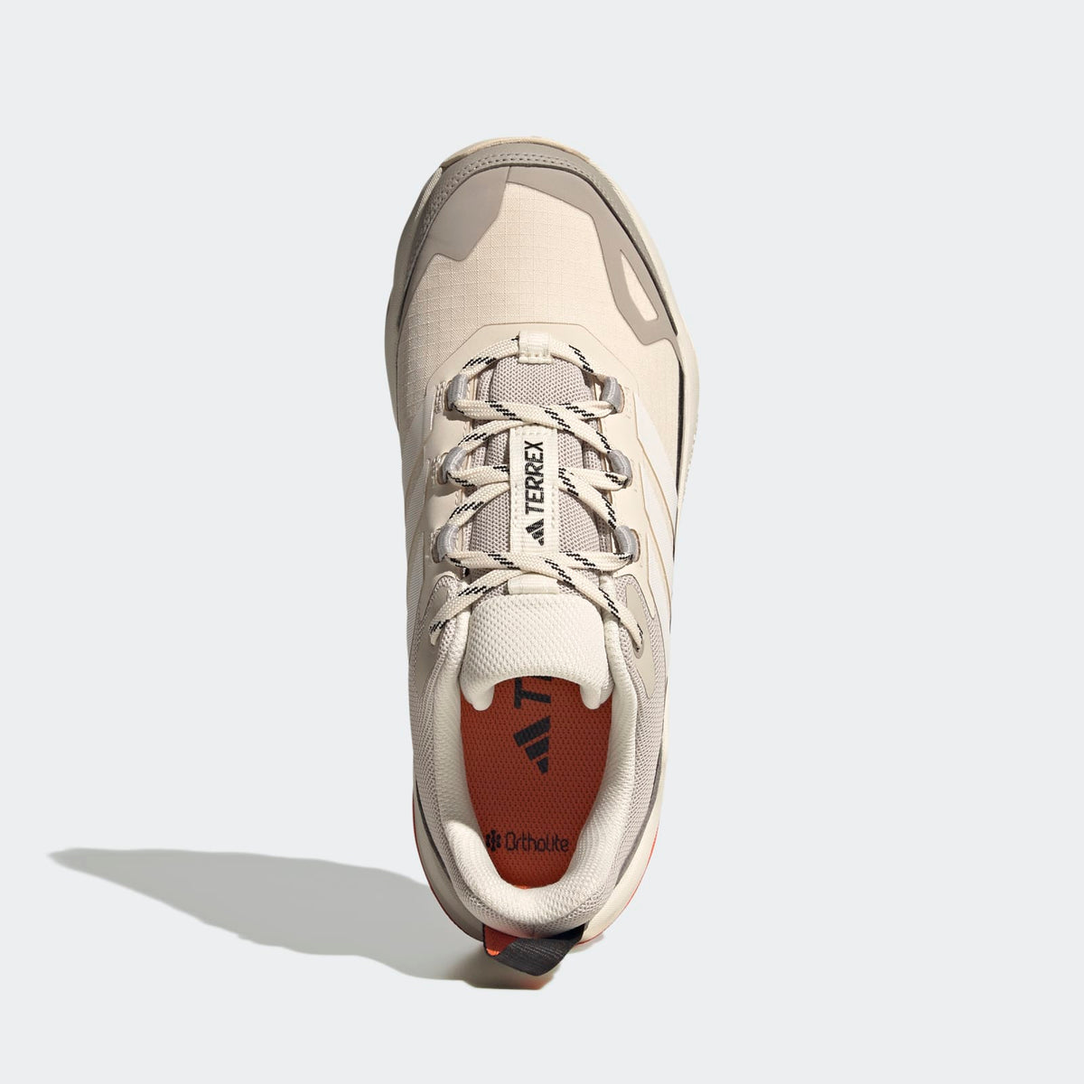Adidas Terrex Skychaser AX5 GORE-TEX Hiking Shoes Women - Top Portrait View - Wonder White / Off White / Beige