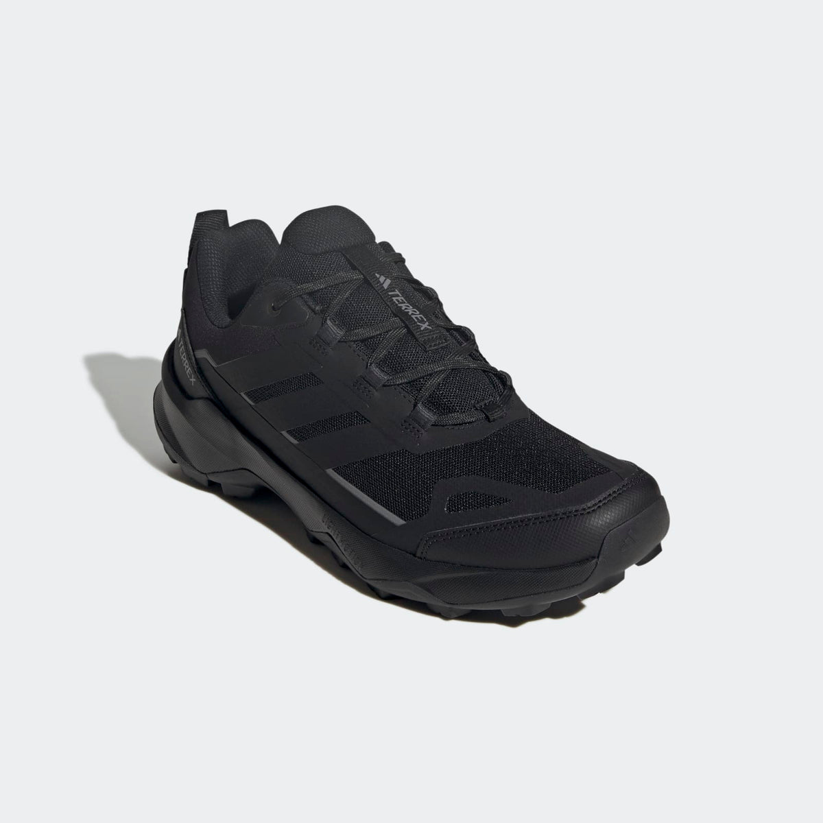 Adidas Terrex Skychaser AX5 Hiking Shoes Men - Front Lateral Top View - Core Black / Core Black / Carbon