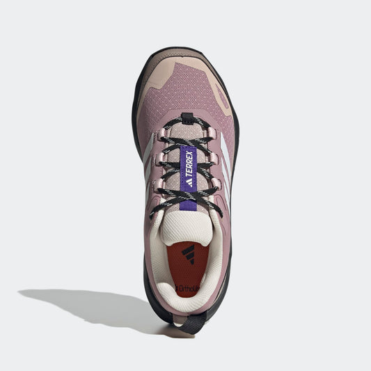 Adidas Terrex Skychaser AX5 Hiking Shoes Women - Top Portrait View - Magic Mauve / Off White / Wonder Taupe
