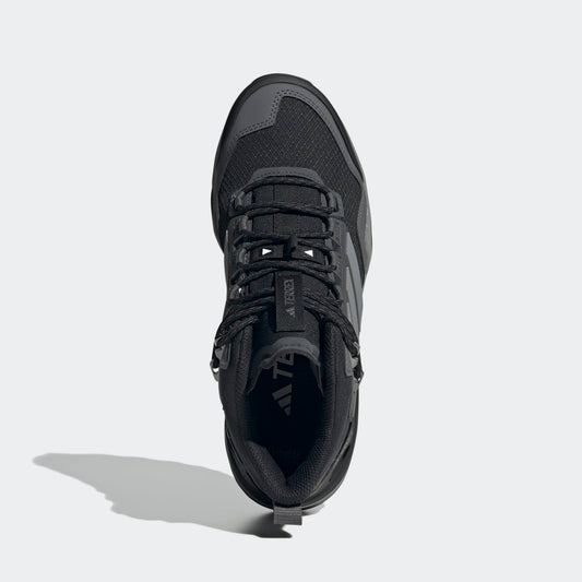 Adidas Terrex Skychaser Mid GORE-TEX Hiking Shoes Women - Top Portrait View - Core Black / Grey Three / Grey Six