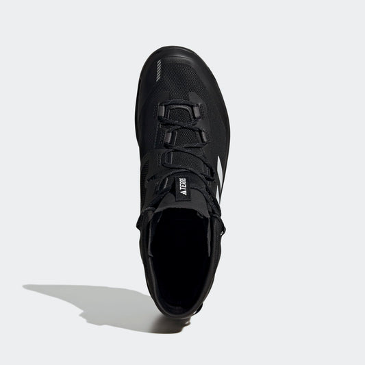Adidas Terrex Skychaser Tech GORE-TEX Hiking Shoes IH1089 - Top Portrait View - Core Black / Grey One / Grey Five