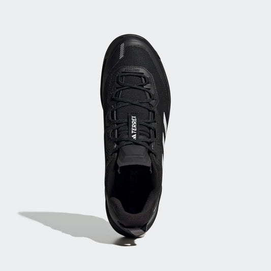 Adidas Terrex Skychaser Tech GORE-TEX Hiking Shoes IH1090 - Top Portrait View - Core Black / Grey One / Grey Five