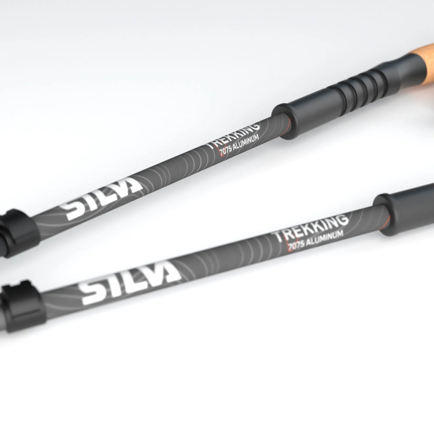 Silva Trekking & Walking Poles Aluminum Cork
